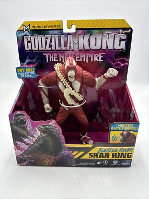 NEW 2024 Playmates SKAR KING Godzilla X Kong The New Empire Battle Roar-image