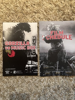 Godzilla 70th Anniversary Film Series Schedule & Pamphlet - VERY RARE -MUSIC BOX-image