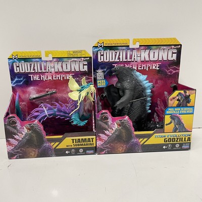 Godzilla TITAN EVOLUTION & TIAMAT Figures Godzilla x Kong New Empire Playmates-image