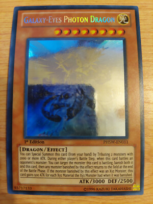 Galaxy-Eyes Photon Dragon - PHSW-EN011 - Lightly Played LP - Ghost Rare - 1st-image