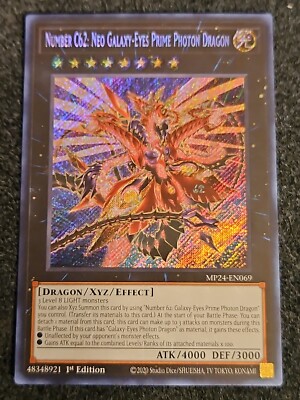 *Misprint* Number C62: Neo Galaxy-Eyes Prime Photon Dragon MP24-EN069 Secret-image