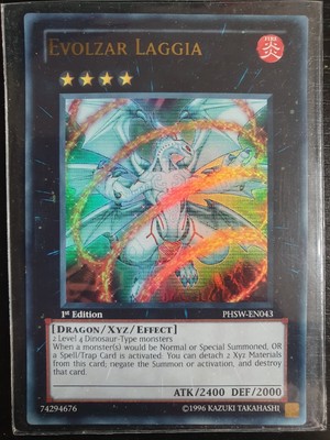 Yu-Gi-Oh - Evolzar Laggia - PHSW-EN043 - Ultra Rare - 1st Edition - LP-image