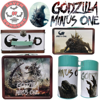 Godzilla Minus One Tin Titans Lunch Box with Thermos-image
