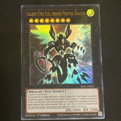 Galaxy-Eyes Full Armor Photon Dragon (UR) RA01-EN037 25th Anniversary Rarity...-image