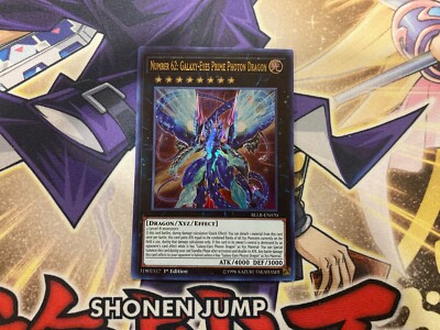 Number 62: Galaxy-Eyes Prime Photon Dragon BLLR-EN070 1st Ultra Rare NM Yugioh-image