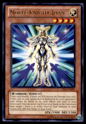 Yu-Gi-Oh! Noble Knight Joan #CBLZ-EN092 Near Mint-image