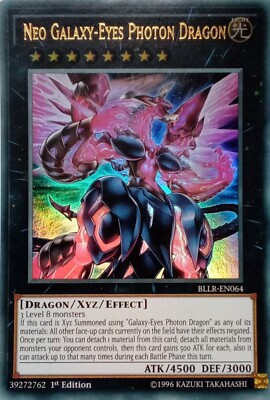 BLLR-EN064 NEO GALAXY-EYES PHOTON DRAGON ULTRA RARE 1ST EDITION YuGiOh CARD-image