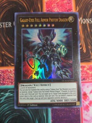 Yu-Gi-Oh! Galaxy-Eyes Full Armor Photon Dragon DUPO-EN063 1st Edition Ultra NM -image