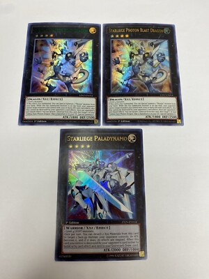 Starliege Photon Blast Dragon (Green & Gold) LDS2-EN054 1st NM + Paladynamo ZTIN-image