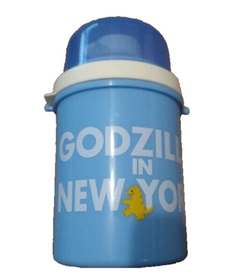 Godzilla in NY Water Bottle Mister Donut Osamu Harada Japanese Movie-image