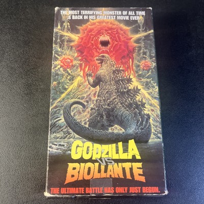 Godzilla Vs. Biollante VHS Rare HBO Video 1989 Monster Movie Vintage Original-image