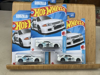 Hot Wheels Godzilla Nissan Skyline GT-R  (R32) HW J-IMPORTS Lot Of 3-image