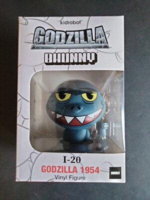 Vintage Godzilla 1954 I-20 Kidrobot Bhunny 4 inch Vinyl Figure Loot Crate NIB-image