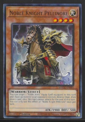 Yugioh! Noble Knight Pellinore - MAGO-EN085 - Rare - 1st Edition Near Mint, Engl-image