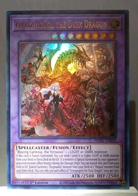 Yugioh - Granguignol the Dusk Dragon PHHY-EN033 1st Edition Ultra Rare NM-image