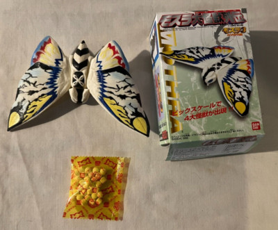 MOTHRA 3 Bandai Godzilla Kaiju Legends candy toy vinyl preowned with box-image