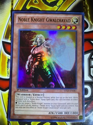 YuGiOh Noble Knight Gwalchavad - LTGY-EN081 - 1st Edition NM/LP-image