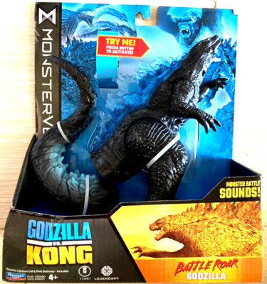 Playmates Godzilla VS Kong Battle Roar Godzilla 7 inch Action Figure NEW-image