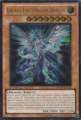 Galaxy-Eyes Photon Dragon - PHSW-EN011 - Ultimate Rare - 1st Edition Near Mint --image