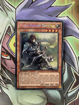 JOTL-EN084 Noble Knight Drystan Secret Rare 1st Edition NM Yugioh Card-image