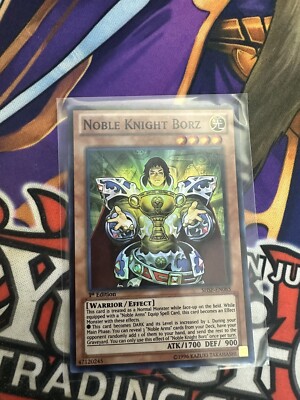 Yugioh Noble Knight Borz SHSP-EN085 Super Rare 1st Ed NM-image
