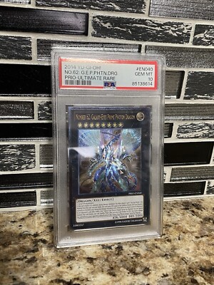 YU GI OH  2014 PRIO-EN040 NUMBER 62 GALAXY-EYES PRIME PHOTON DRAGON PSA 10-image