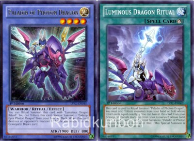 Yugioh Paladin of Photon Dragon + Luminous Dragon Ritual - Ritual Set-image