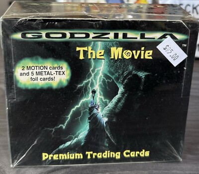 Godzilla The Movie Premium Trading Cards - Sealed Box - JPP/Amada-image