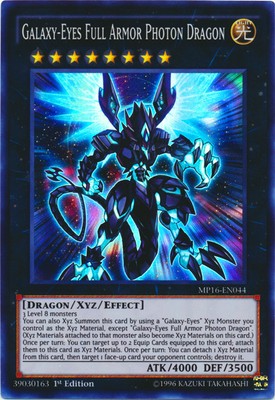 Galaxy-Eyes Full Armor Photon Dragon - MP16-EN044 - Super Rare - 1st Edition - L-image
