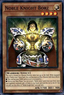 Yu-Gi-Oh! Noble Knight Borz OP22-EN016 Common Unlimited NM-image
