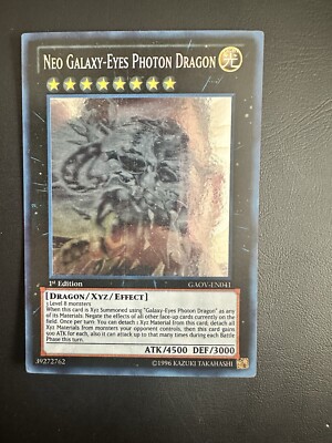 Yugioh: Neo Galaxy-Eyes Photon Dragon - GAOV-EN041 - Ghost Rare - 1st edition LP-image