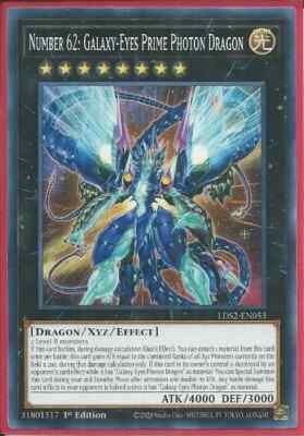 Yugioh - Number 62: Galaxy-Eyes Prime Photon Dragon  - 1st Edition Card-image