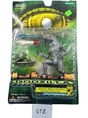 1998 Trendmasters BANDAI Shatter Blast Godzilla vs Rocket Launcher NEW IN BOX!-image