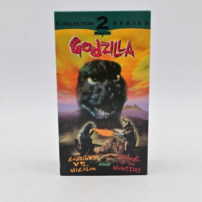 Vintage 1997 Godzilla VHS Godzilla Vs Megalon & King Of The Monsters-image