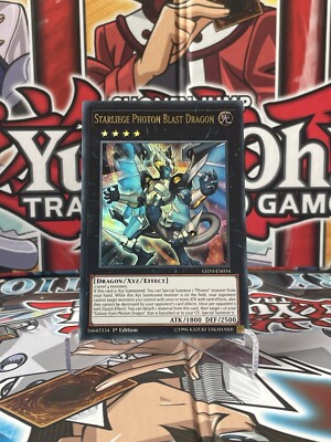 Starliege Photon Blast Dragon LED3-EN034 Ultra Rare Near Mint 1st Edition Yugioh-image