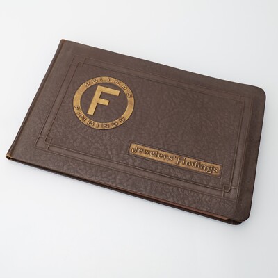 Vintage Rare Fuller’s Jewelers’ Findings Catalog No. 12 Leather Bound Reference-image