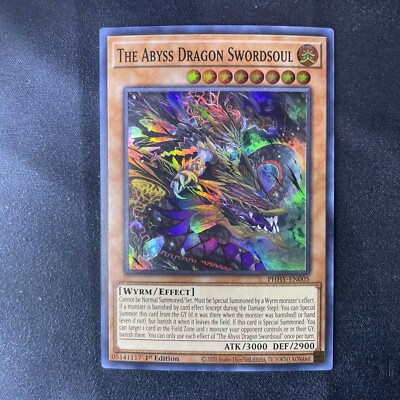 Yu-Gi-Oh! TCG The Abyss Dragon Swordsoul Photon Hypernova Phhy-En005 1st Editio…-image