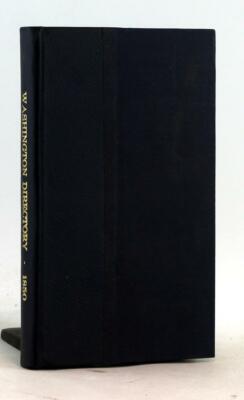 The Washington Directory and Congressional and Executive Register for 1850-image