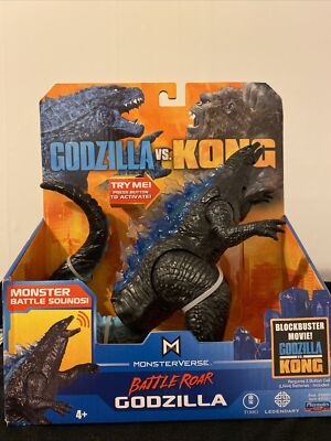 Playmates Godzilla vs Kong Monsterverse 7” Godzilla Battle Roar Figure-image