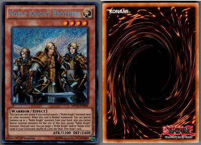 MP15-EN046 Yugioh, Noble Knight Brothers, Holo Secret Rare-image