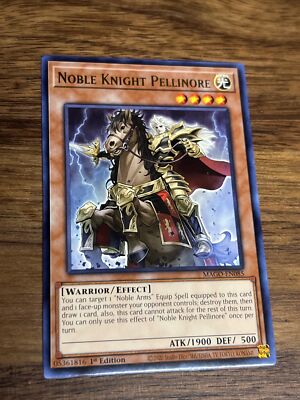 Yugioh! Noble Knight Pellinore - MAGO-EN085 - Rare - 1st Edition Near Mint, Engl-image