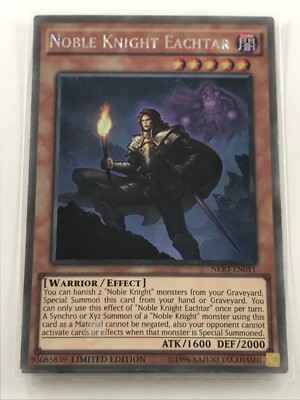 Yu-Gi-Oh - JCC - Noble Knight Eachtar Card - NKRT-EN011 - New-image