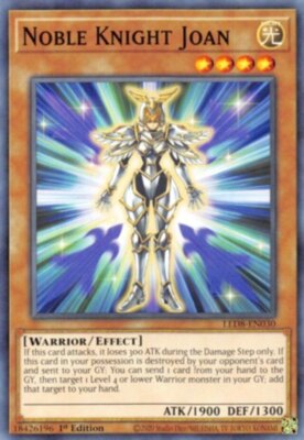 Yugioh! Noble Knight Joan - LED8-EN030 - Common - 1st Edition Near Mint, English-image