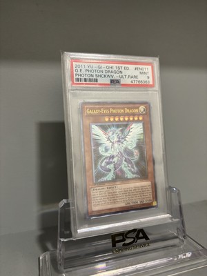 Galaxy Eyes Photon Dragon Ultimate Rare 1st Ed PHSW-EN011 PSA 8 Mint NA print-image