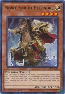 Yugioh! Noble Knight Pellinore - MAGO-EN085 - Rare - 1st Edition Near Mint, Engl-image