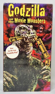GODZILLA AND OTHER MOVIE MONSTERS VHS 1998 SEALED Box Set Passport Video -image