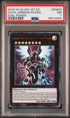 DUPO-EN063 Galaxy-Eyes Full Armor Photon Dragon 1st Edition PSA 7-image
