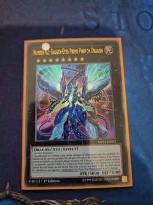 ☆ Number 62: Galaxy-Eyes Prime Photon Dragon mp15-en022 1stUltra Yu-Gi-Oh ☆ -image