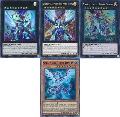 Yugioh Kite Tenjo Complete Deck - Neo-Galaxy Eyes Prime - Cipher Dragon - NM-image