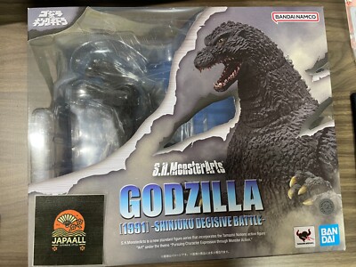 NEW Box has dent S.H.Monsterarts Godzilla 1991 Battle Vs King Ghidora Figure-image